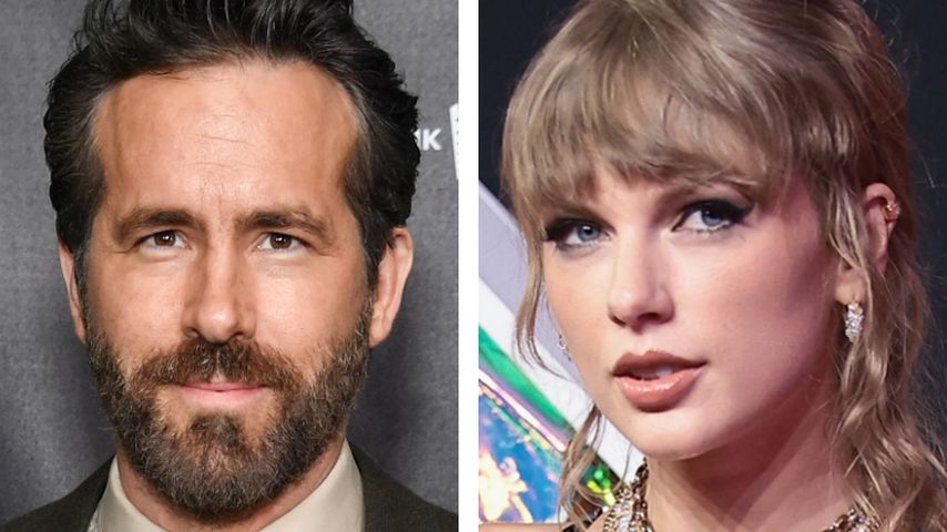 Collage: Ryan Reynolds und Taylor Swift