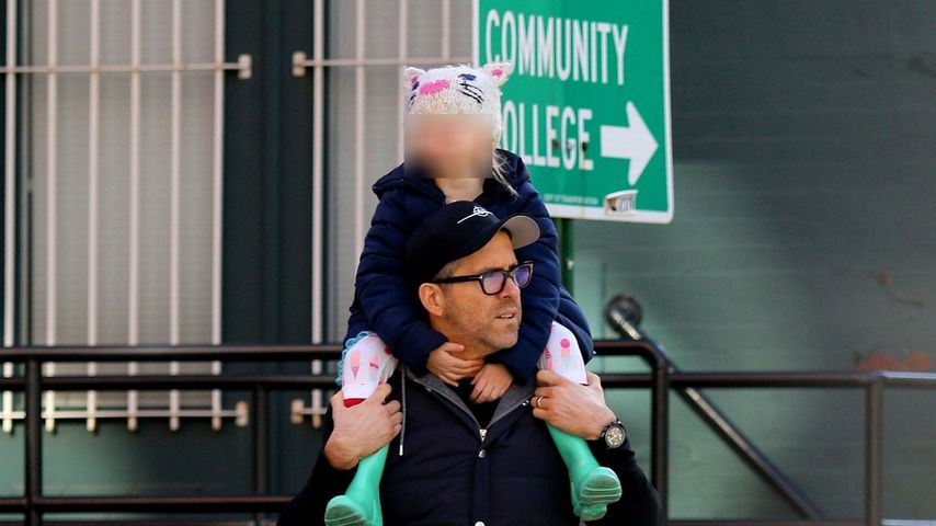 Ryan Reynolds und Tochter James in New York