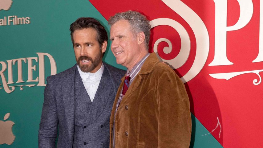Ryan Reynolds und Will Ferrell bei der Premiere von "Spirited"