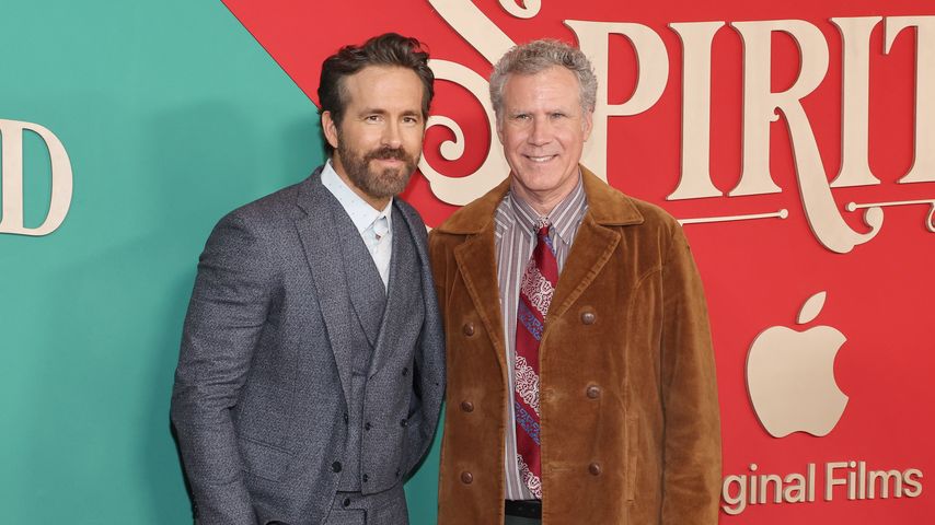 Ryan Reynolds und Will Ferrell bei der Premiere von "Spirited"