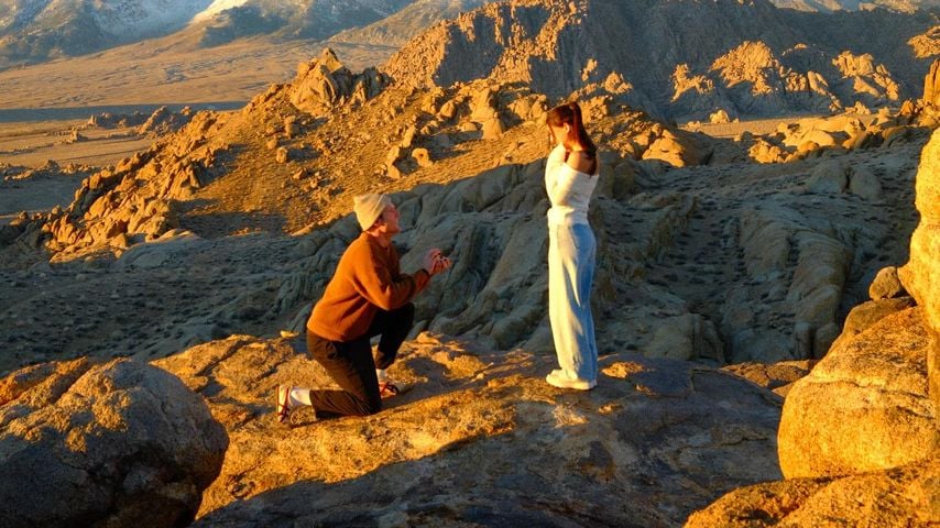 Ryan Trainor und seine Freundin Meg beim Heiratsantrag