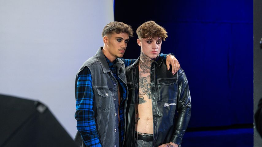 Die GNTM-Boys kritisieren das Männer-Make-up fürs Shooting