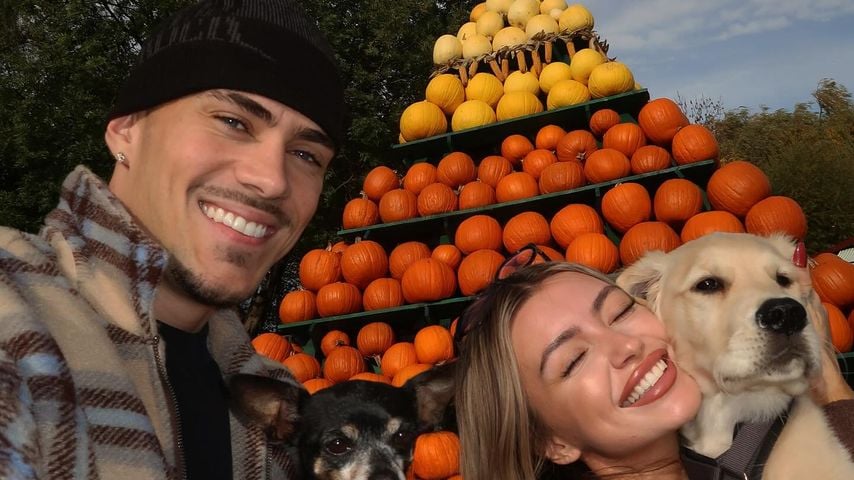 Ryan Wöhrl und Lina Baumann mit ihren Hunden, Oktober 2025