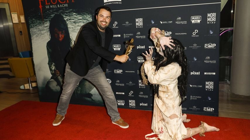 Sabine Heinen und David Brückner bei der Premiere von "Rapunzels Fluch"