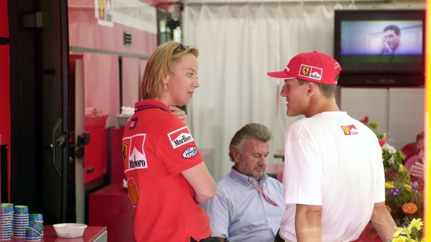 Sabine Kehm und Michael Schumacher beim Großen Preis von Budapest