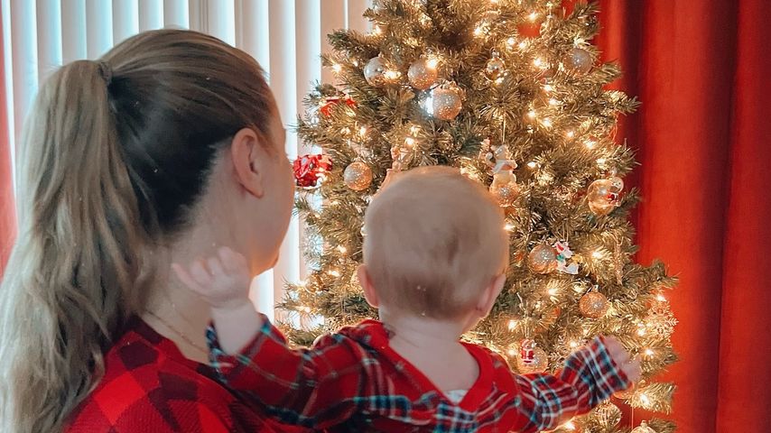 Sabine Lisicki und Tochter Bella, Weihnachten 2024