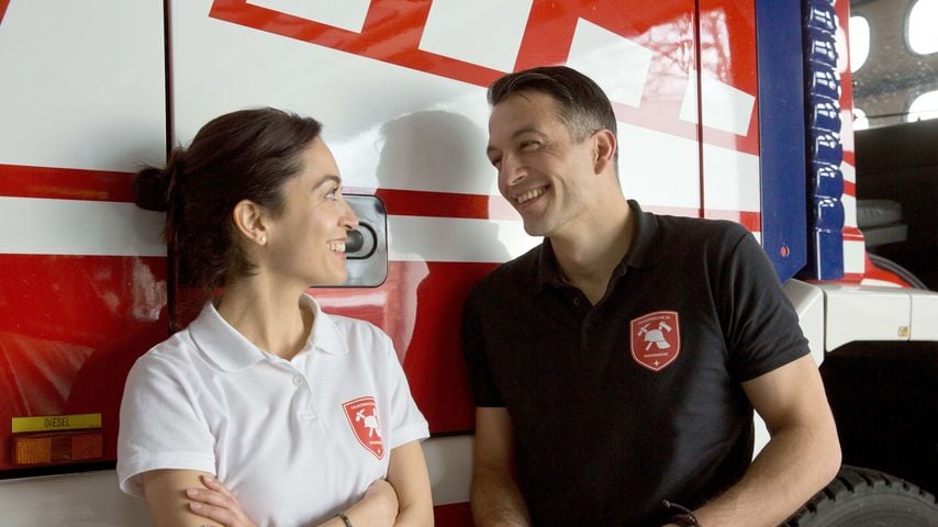Sabrina Amali und Max Hemmersdorfer in "Die Notärztin"