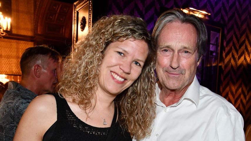 Schauspieler Helmut Zierl mit seiner Frau Sabrina Böcker, August 2024