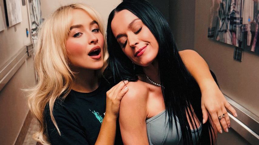 Sabrina Carpenter und Katy Perry auf der Short n' Sweet Tor, November 2024, Los Angeles