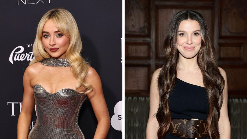 Sabrina Carpenter und Millie Bobby Brown, Collage