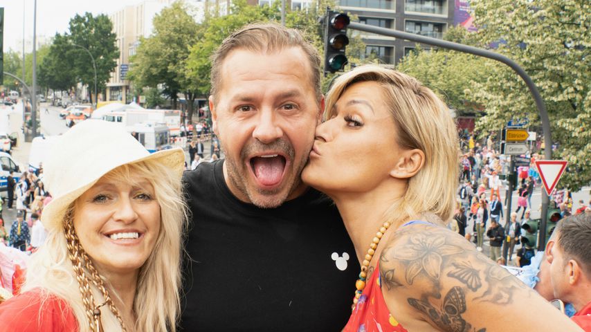 Sabrina Lange, Willi und Jasmin Herren beim Schlagermove 2019
