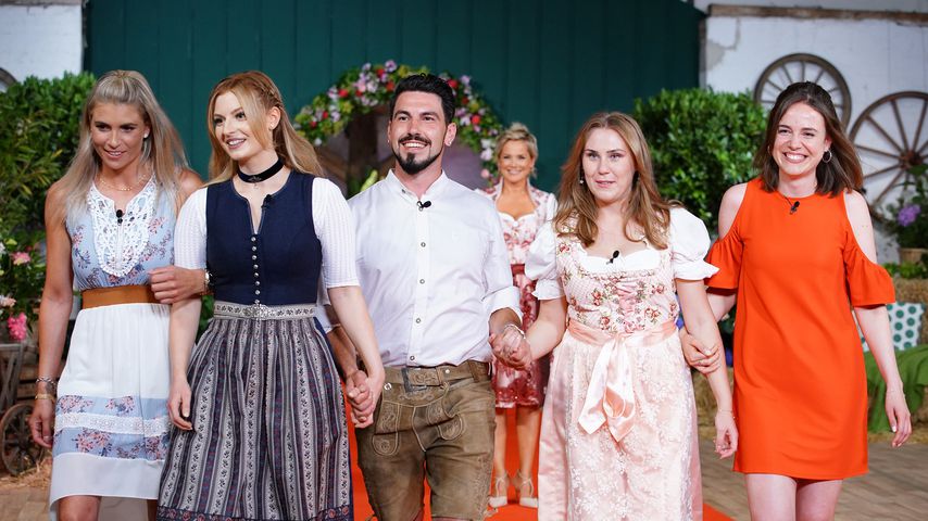 Sabrina, Melina, Mathias, Ewelina und Marion bei "Bauer sucht Frau" 2021