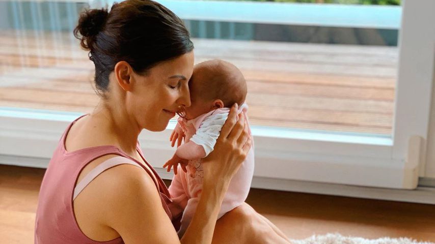 Sabrina Mockenhaupt mit ihrer Tochter Ruby