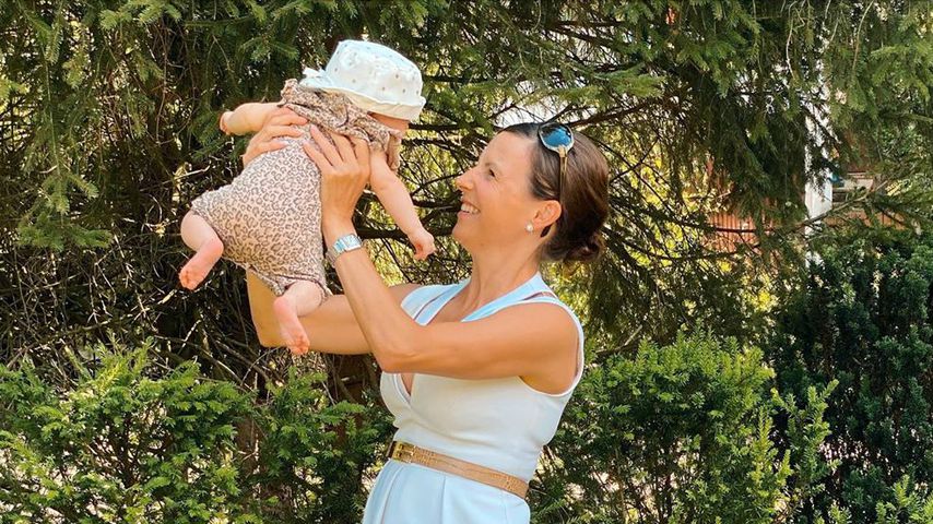 Sabrina Mockenhaupt und ihre Tochter Ruby