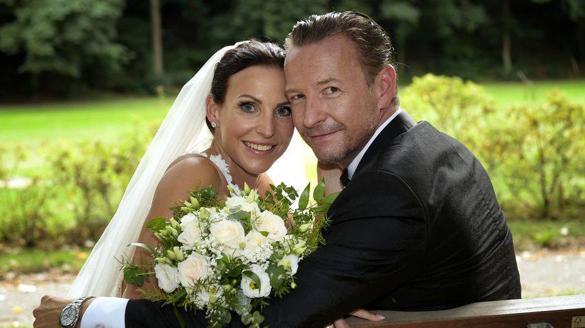 Sabrina Mockenhaupt und Kay Gregor bei ihrer Hochzeit am 9. August 2019