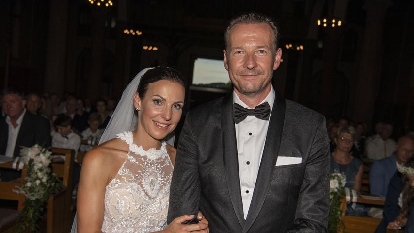 Sabrina Mockenhaupt und Kai Gregor bei ihrer Hochzeit