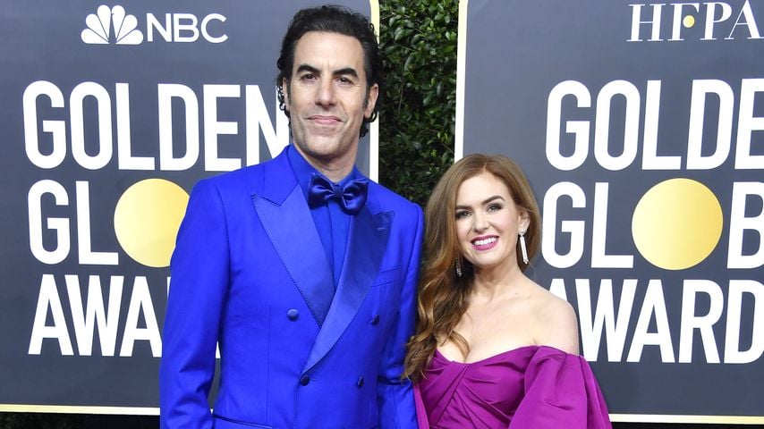 Sacha Baron Cohen und Isla Fisher, 2020
