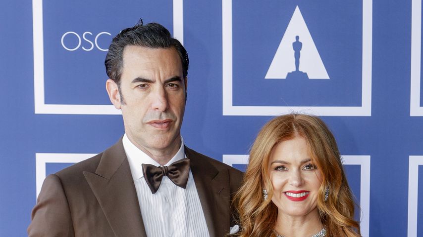 Sacha Baron Cohen und Isla Fisher, 2021