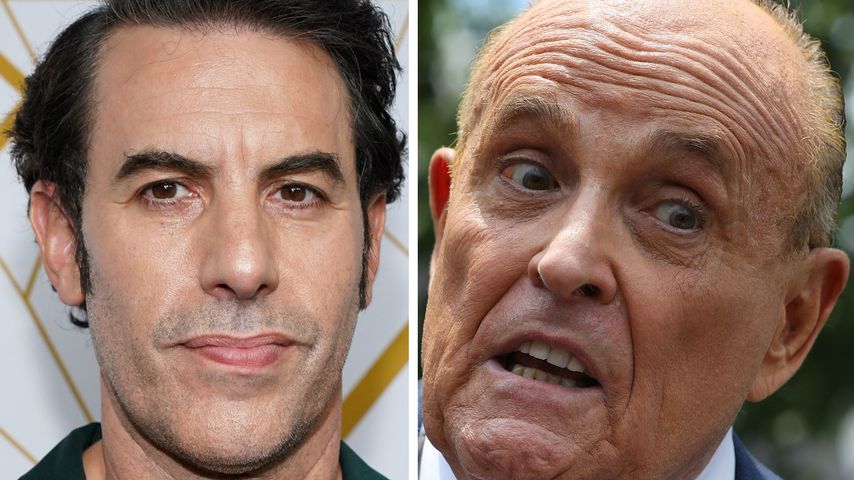 Sacha Baron Cohen  und Rudy Giuliani