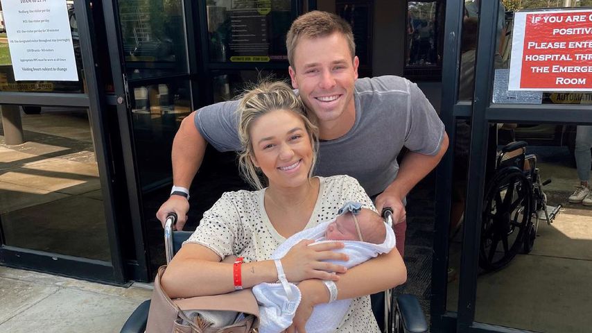 Sadie Robertson und ihr Mann Christian Huff mit ihrer Tochter Honey