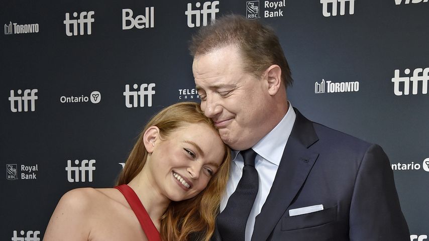 Sadie Sink und Brendan Fraser im September 2022
