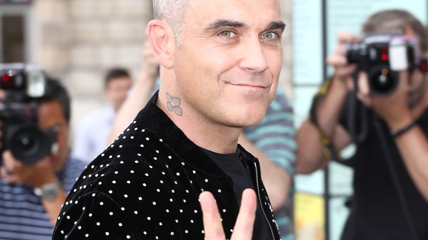 Sänger Robbie Williams im Juli 2018 in London