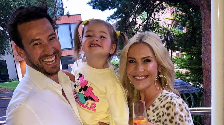 Heidi Range mit Mann und Tochter