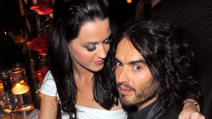 Sängerin Katy Perry und Komiker Russell Brand