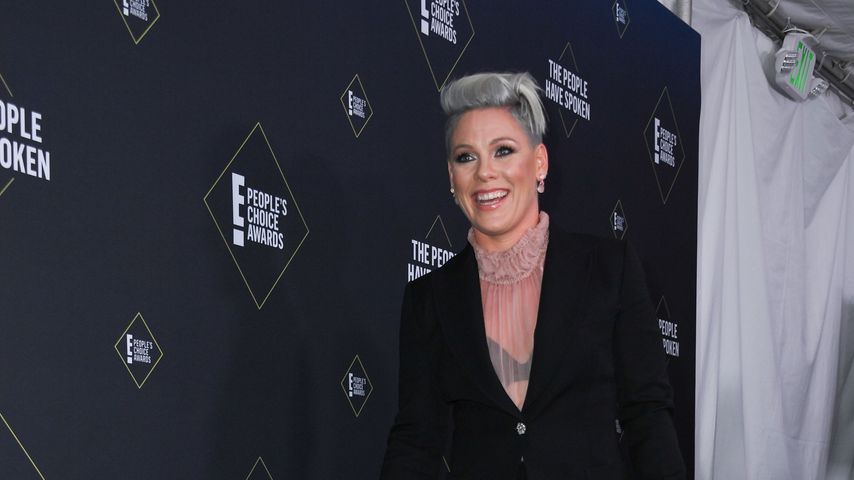 Sängerin Pink mit ihrem Sohn Jameson