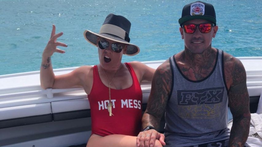 Sängerin Pink und ihr Mann Carey Hart