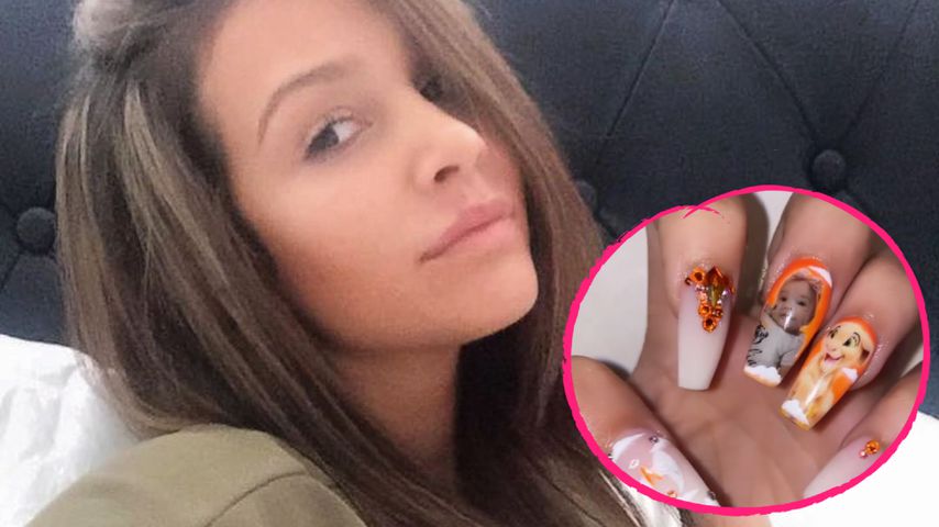 Safiyya Vorajee trägt Bild ihrer Tochter (†) auf den Nägeln