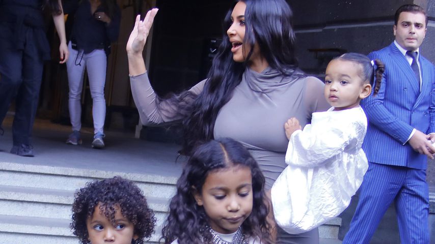 Saint, North, Kim und Chicago West