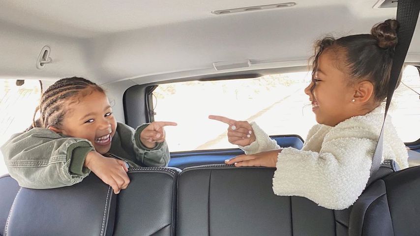 Saint und North West im Januar 2020