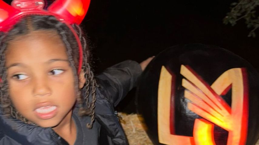 Saint West auf einem Halloween-Event