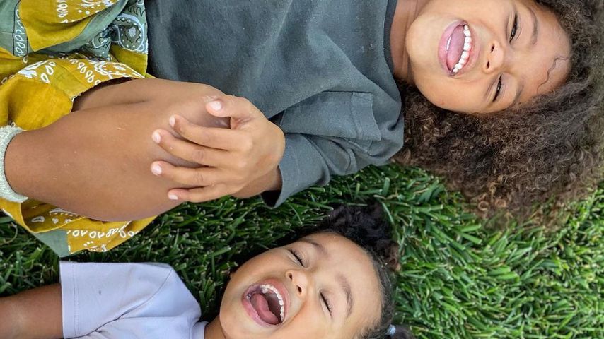 "Die Kardashian-Engel": Kim K. postet süßes Foto ihrer Kids