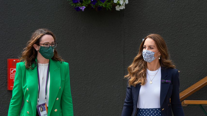 Sally Bolton und Herzogin Kate bei den Wimbledon Championships 2021