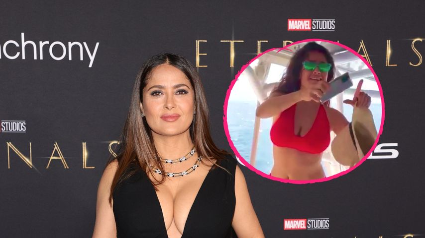 Salma Hayek feiert ihren 56. Geburtstag im knallroten Bikini