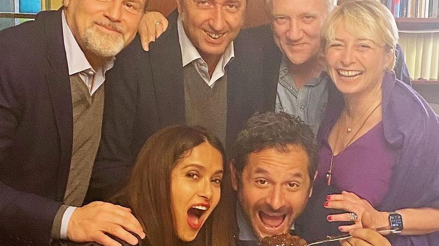 Selten! Salma Hayek veröffentlicht ein Foto mit ihrem Mann