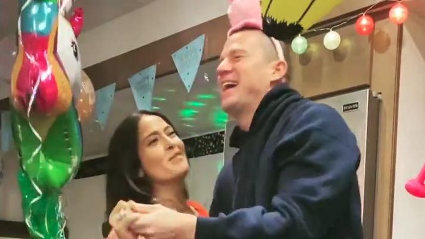 Mit Geburtstags-Tanz: Salma Hayek gratuliert Channing Tatum