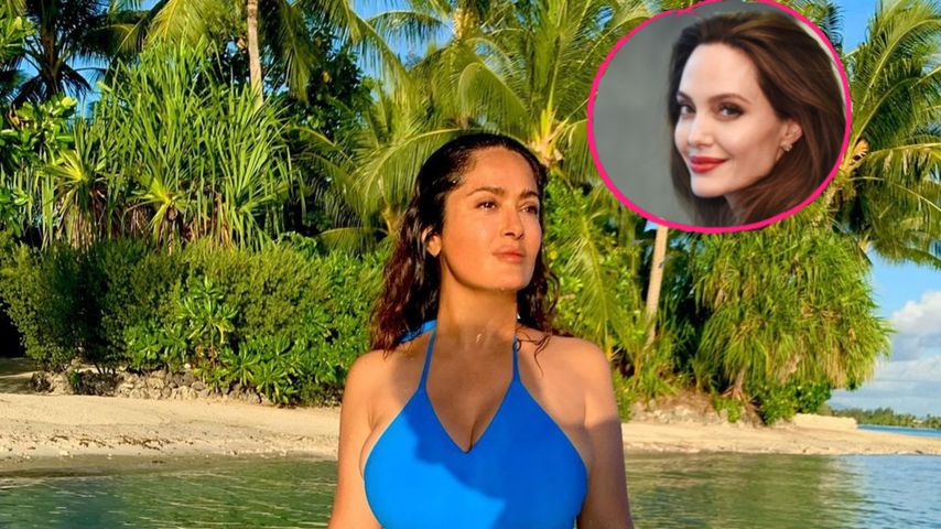 Wie cool: Salma Hayek feierte Geburtstag mit Angelina Jolie!
