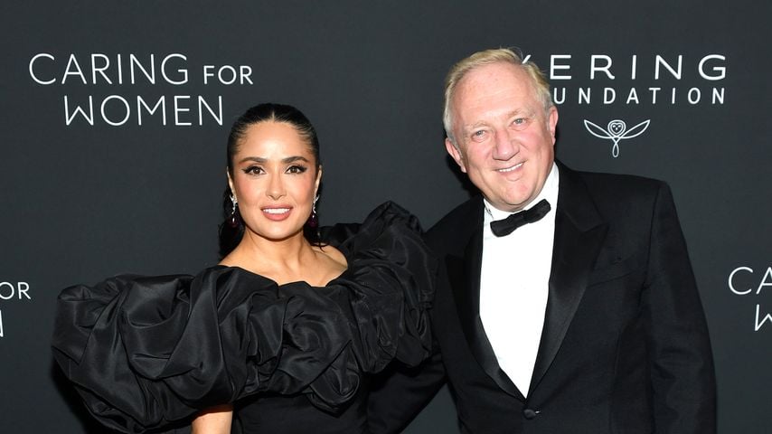Salma Hayek Pinault und François-Henri Pinault beim Kering Foundation Caring For Women Dinner in New York City