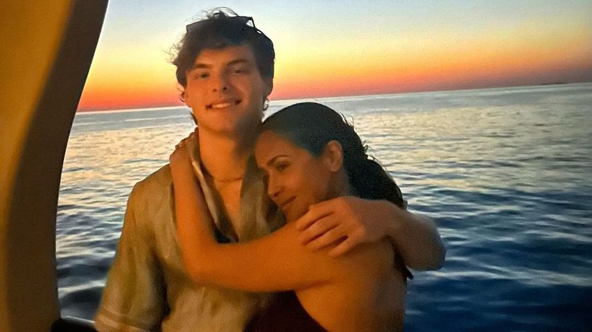 Salma Hayek und ihr Stiefsohn Augustin James Evangelista