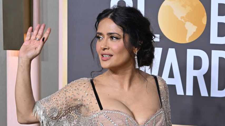 Salma Hayek bei den Golden Globe Awards 2023