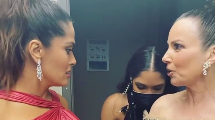 Fast Show verpasst: Salma Hayek hing an Fran Drescher fest