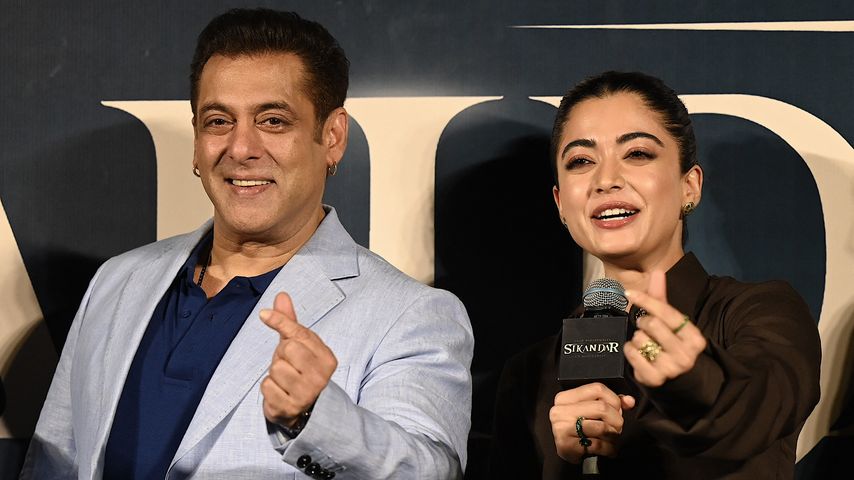 Salman Khan und Rashmika Mandanna, März 2025