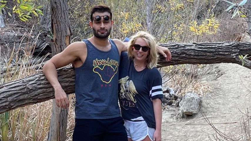 Sam Asghari und Britney Spears im Juli 2021
