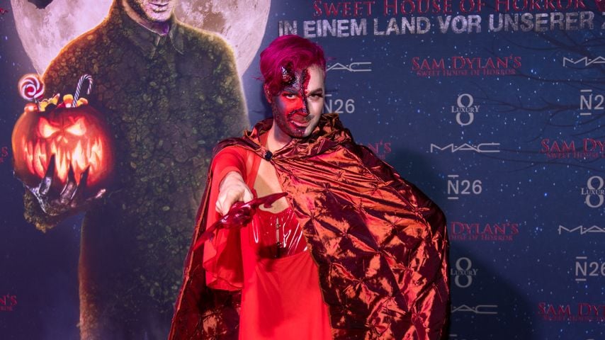 Sam Dylan auf seiner Halloween-Party "Sweet House of Horror" in Köln