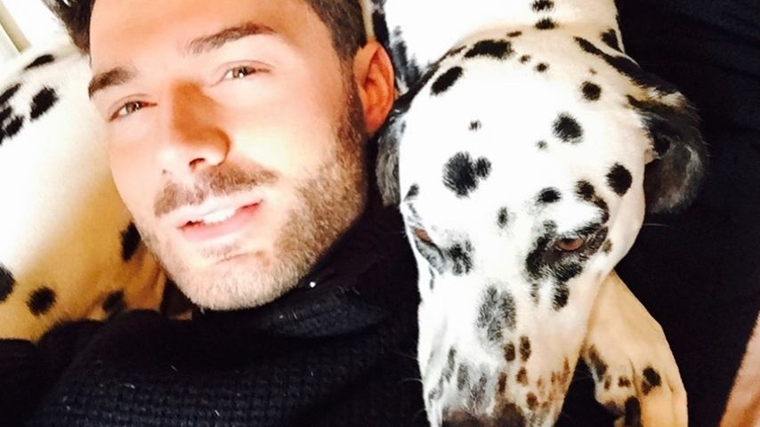 Realitystar Sam Dylan und seine Hündin Lindsay London