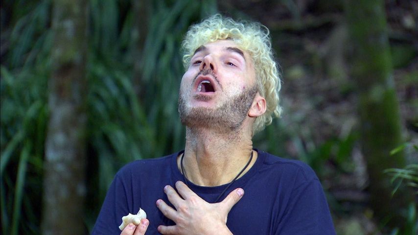 Sam Dylan bei der Dschungelprüfung an Tag sechs, Januar 2025