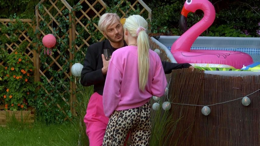 Sam Dylan und Theresia Fischer im "Das Sommerhaus der Stars" 2024